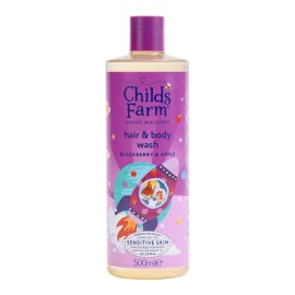 CHILDS FARM Hair & Body Wash Blackberry & Apple,  Παιδικό Σαμπουάν & Αφρόλουτρο 2 σε 1 - 500ml