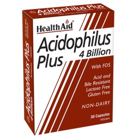 HEALTH AID Acidophilus Plus 4 Billion With FOS - 30caps
