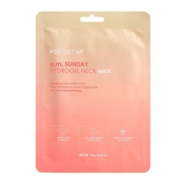 KOCOSTAR a.m Sunday Happy Hydrogel Neck Mask, Μάσκα Υδρογέλης με Θαλάσσιο Κολλαγόνο για τη Περιοχή του Λαιμού- 1τεμ