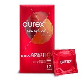DUREX Sensitive XL, Λεπτά Προφυλακτικά με Άνετη Εφαρμογή - 12τεμ