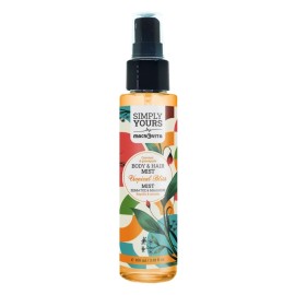 MACROVITA Simply Yours Tropical Bliss Coconut & Pineapple Body & Hair Mist, Ενυδατικό Σπρέι Σώματος & Μαλλιών με Άρωμα Καρύδα & Ανανά -100ml