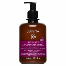 APIVITA Intimate Lady, Καθημερινό Απαλό Κρεμώδες Καθαριστικό για την Ευαίσθητη Περιοχή για Επιπλέον Άνεση - 300ml