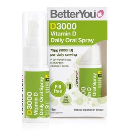BETTER YOU D3000 Vitamin D Oral Spray 75μg (3000IU), Βιταμίνη D σε Σπρέι - 15ml