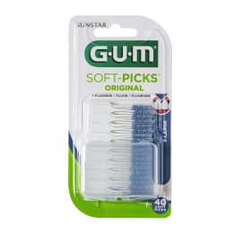 GUM Soft-Picks Original, 636, Χ-Large, Εύκαμπτα Μεσοδόντια Βουρτσάκια - 40τεμ