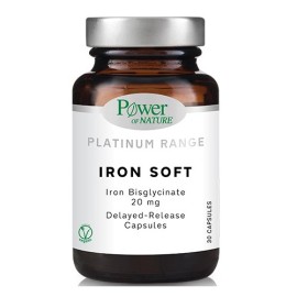 POWER OF NATURE Iron Soft, Συμπλήρωμα Διατροφής με Σίδηρο & Βιταμίνες - 30caps