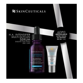 SKINCEUTICALS H.A Intensifier Multi Glycan Serum, Ορος Προσώπου με Υαλουρονικό Οξύ - 30ml & ΔΩΡΟ Ultra Facial UV Defense Sunscreen SPF50 - 15ml