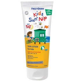 FREZYDERM Kids Sun + Nip SPF50+, Παιδικό Αντηλιακό- Εντομοαπωθητικό - 175ml
