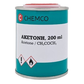 CHEMCO Aceton, Καθαρή Ακετόνη 98.5% -200ml