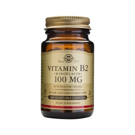 SOLGAR Vitamin B2 (Rivoflavin) 100mg - 100veg. caps