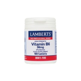 LAMBERTS Vitamin B6 50mg - 100tabs