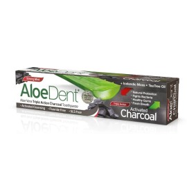 OPTIMA Aloe Dent Triple Action Charcoal, Οδοντόκρεμα με Άνθρακα & Τριπλή Δράση - 100ml