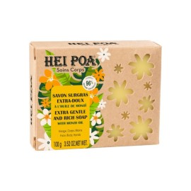 HEI POA Extra Gentle & Rich Soap, Σαπούνι με Λάδι Monoi - 100gr