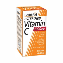 HEALTH AID Esterified Vitamin C 1000mg, Βιταμίνη C (Ασκορβικό Ασβέστιο) - 30tabs