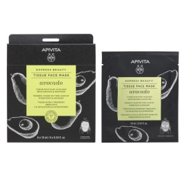 APIVITA Tissue Face Mask Avocado, Μάσκα Προσώπου Αβοκάντο - 10ml