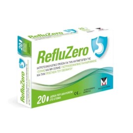 MENARINI RefluZero, Ιατροτεχνολογικό Προϊόν για τη Γαστροοισοφαγική Παλινδρόμηση - 20tabs