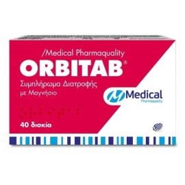 MEDICAL Orbitab, Συμπλήρωμα Διατροφής με Μαγνήσιο - 40tabs