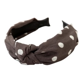 MATILDA Στέκα Μαλλιών Γυναικεία, Πουά Γκρι