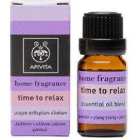 APIVITA Home Fragrance Time To Relax - Μίγμα Αιθερίων Ελαιών 10ml