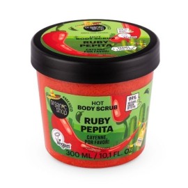 NATURA SIBERICA Organic Shop Body Scrub Ruby Pepita, Scrub Σώματος με Πιπέρι Καγιέν -300ml