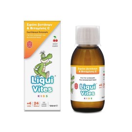 VICAN Liqui Vites Kids Vitamin C Syrop, Σιρόπι Βοτάνων & Βιταμίνης C - 120ml