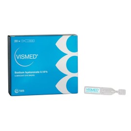VISMED Sodium Hyalurinate Eye Drops 0,18%, Οφαλμικές Σταγόνες σε Μονοδόσεις -20x0.3ml