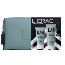 LIERAC Promo Homme/ Ενυδατικό Τζελ για Πρόσωπο + Μάτια -50ml & Ανδρικό Αφρόλουτρο για Πρόσωπο, Σώμα & Μαλλιά -200ml & Δώρο Νεσεσέρ