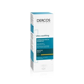 VICHY Dercos Ultra Soothing Shampoo, Δερμοκαταπραϋντικό Σαμπουάν για Ξηρά Μαλλιά - 200ml