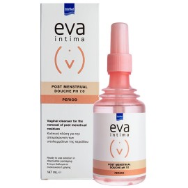 INTERMED Eva Intima Douche Post-Menstrual pH7.0, Κολπική Πλύση μετά της Εμμήνου Ρύσεως - 147ml