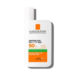 LA ROCHE POSAY Anthelios UVmune 400 Oil Control Fluide SPF50+, Αντηλιακή Λεπτόρρευστη Κρέμα Προσώπου για Λιπαρό Δέρμα - 50ml