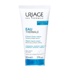 URIAGE Eau Thermale Water Hand Cream, Ενυδατική & Προστατευτική Κρέμα Χεριών για Κανονικό προς Ξηρό Δέρμα -50ml