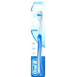 ORAL B Indicator 1-2-3 Μedium 35mm Οδοντόβουρτσα - 1τεμ