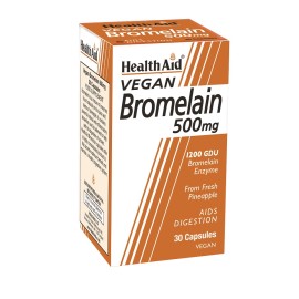 HEALTH AID Bromelain, Βρωμελαΐνη 500mg - 30caps