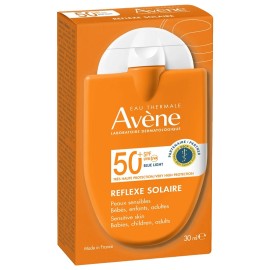 AVENE Reflexe Solaire SPF50+ Sensitive Skin Face & Body Fluid, Λεπτόρρευστη Αντηλιακή Κρέμα Προσώπου & Σώματος - 30ml