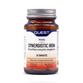 QUEST Synergistic Iron 15mg - 30tabs