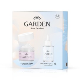 GARDEN Boost Face Duo Set No4 Serum Hyaluronic Acid, Ορός με Υαλουρονικό Οξύ - 30ml & Anti-Wrinkle Cream, Αντιρυτιδική Κρέμα με Υαλουρονικό Οξύ- 50ml