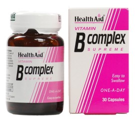 HEALTH AID B Complex Supreme, Σύμπλεγμα Βιταμινών Β - 30caps