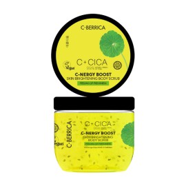 NATURA SIBERICA C+Cica/ C-Nergy Boost Skin Brightening Body Scrub, Απολέπιση για Λάμψη & Ομοιόμορφο Τόνο -200ml