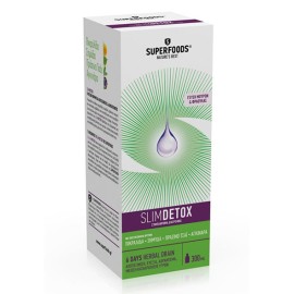 SUPERFOODS Slim Detox, Συμπλήρωμα Διατροφής για Αποτοξίνωση & Αδυνάτισμα - 300ml
