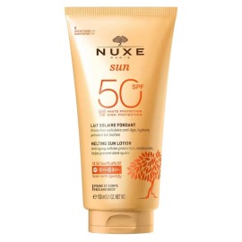 NUXE Sun Melting Lotion High Protection SPF50, Αντηλιακή- Αντιγηραντική Κρέμα Προσώπου & Σώματος -150ml