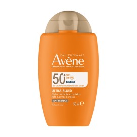 AVENE Ultra Fluid Perfecteur SPF50+, Αντηλιακή Κρέμα Προσώπου με Χρώμα - 50ml