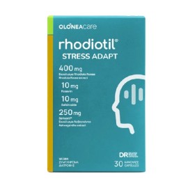 OLONEA Rhodiotil Stress Adapt, για τη Διαχείριση του Άγχους με Ροδιόλα -400mg & Ασβαγκάντα -30 caps
