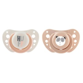 CHICCO Physio Forma Air, Πιπίλα Σιλικόνης 0-6m, Panda - 2τεμ