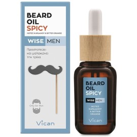 VICAN Wise Men Beard Oil, Spicy - 30ml