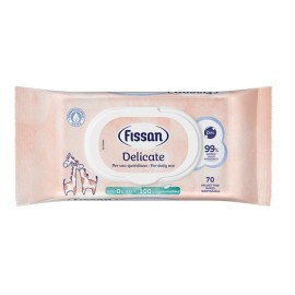 FISSAN Delicate Wipes, Υγρά Μωρομάντηλα -70τεμ