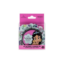 MAD BEAUTY Princess Gel Face Mask & Scrunchie Duo, Jasmine , Μάσκα Προσώπου & Λάστιχο Μαλλιών - 2τεμ