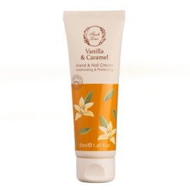 FRESH LINE Vanilla & Caramel Hand & Nail Cream, Kρέμα Χεριών & Νυχιών -50ml