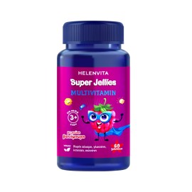 HELENVITA Supper Jellies Multivitamin, Συμπλήρωμα Διατροφής με 10 Βιταμίνες & Ψευδάργυρο - 60ζελεδάκια