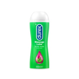 DUREX Massage Lube, 2σε1 Λιπαντικό Gel με Εκχύλισμα Αλόης - 200ml