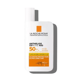 LA ROCHE POSAY Anthelios UVmune 400 Invisible Fluide SPF50+, Αντιηλιακή Λεπτόρρευστη Κρέμα Προσώπου - 50ml
