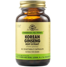 SOLGAR Korean Ginseng Root Extract - 60veg. caps